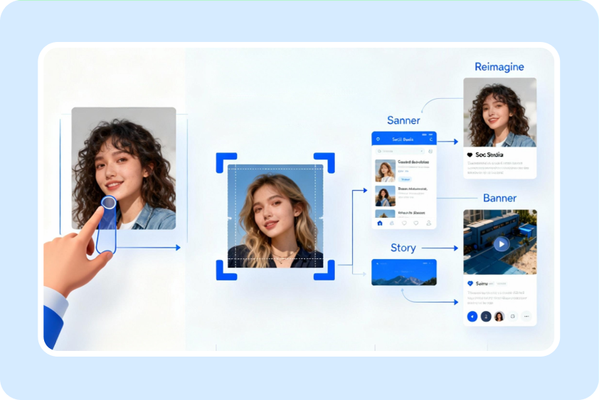 Kreativer Bildexpander