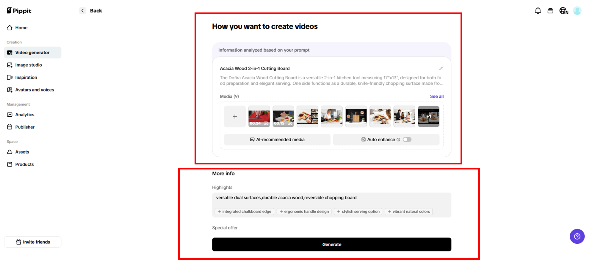 Gere seu vídeo em formato boomerang