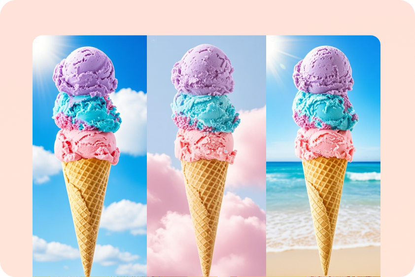 AI photo background generator for listings