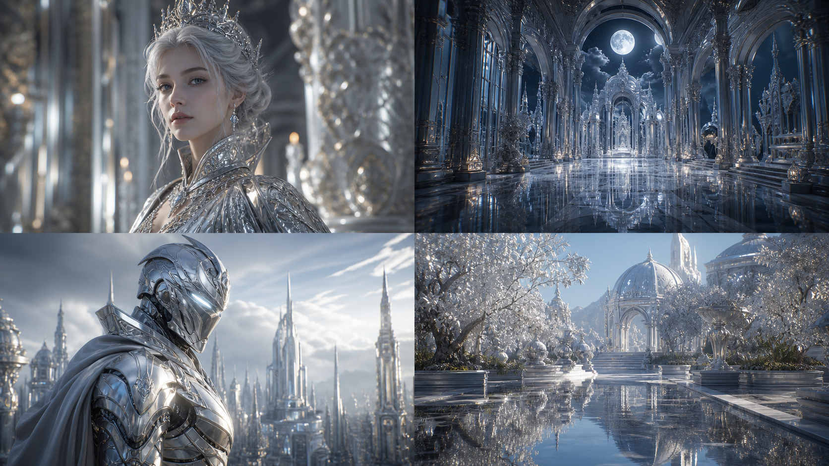 AI Silver Palace-Inspired Character Generator example created for Dreamina