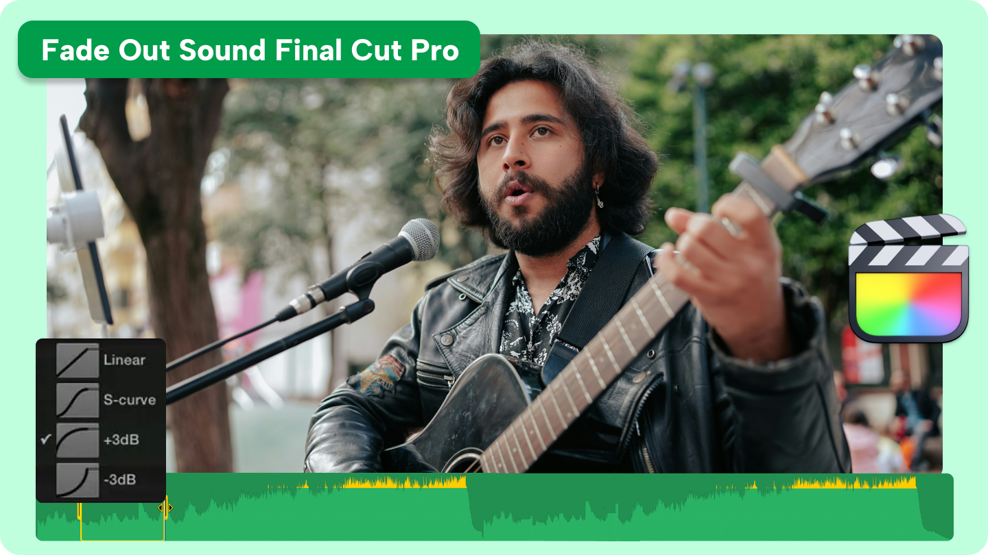 выцветающий звук Final Cut Pro