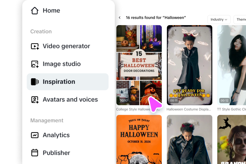 Search for the perfect Halloween video template