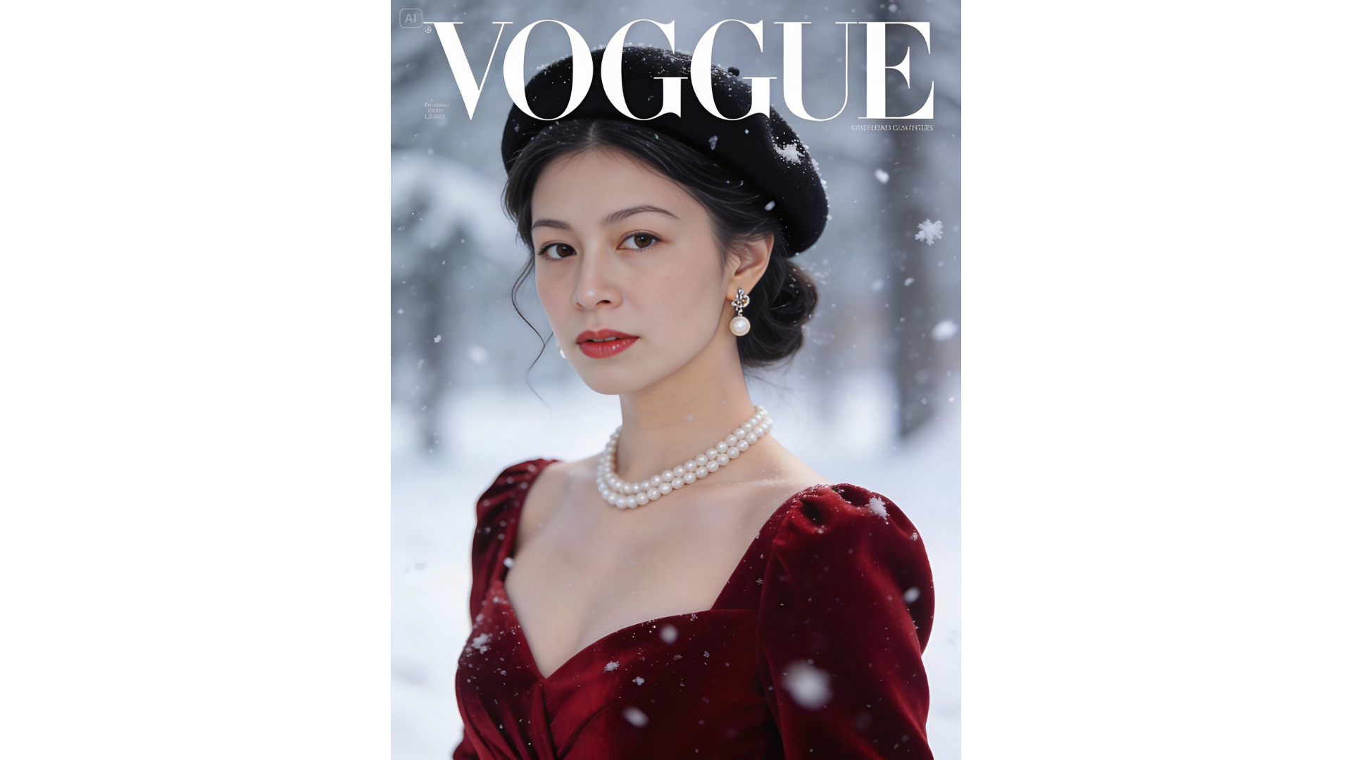 High-fashion holiday glamour