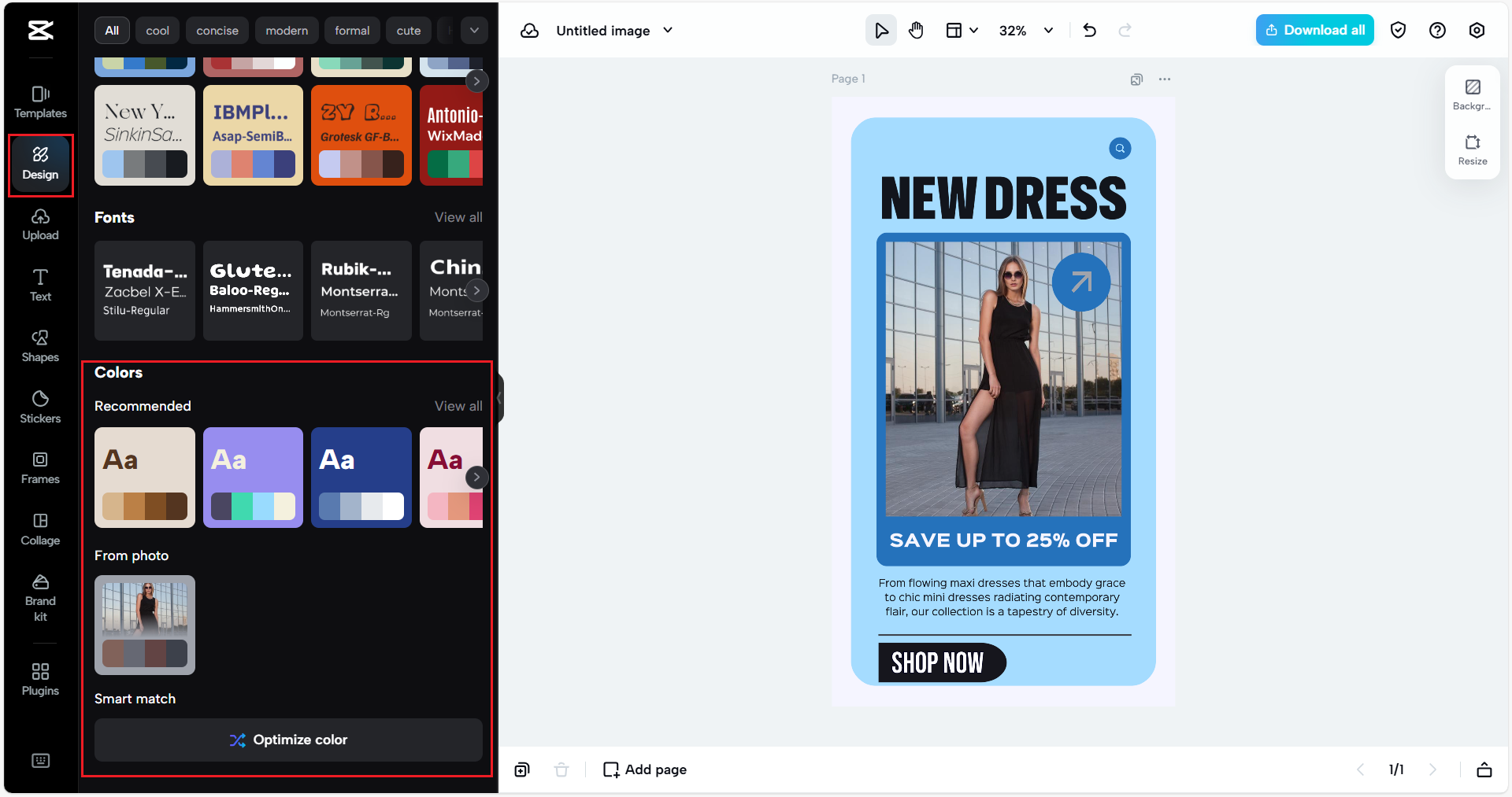 Optimize the color scheme of your interactive ad