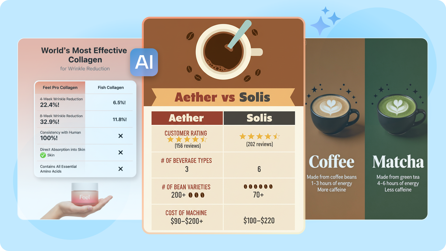 How to Make a Comparison Chart: 3 Easy Ways to Compare Data