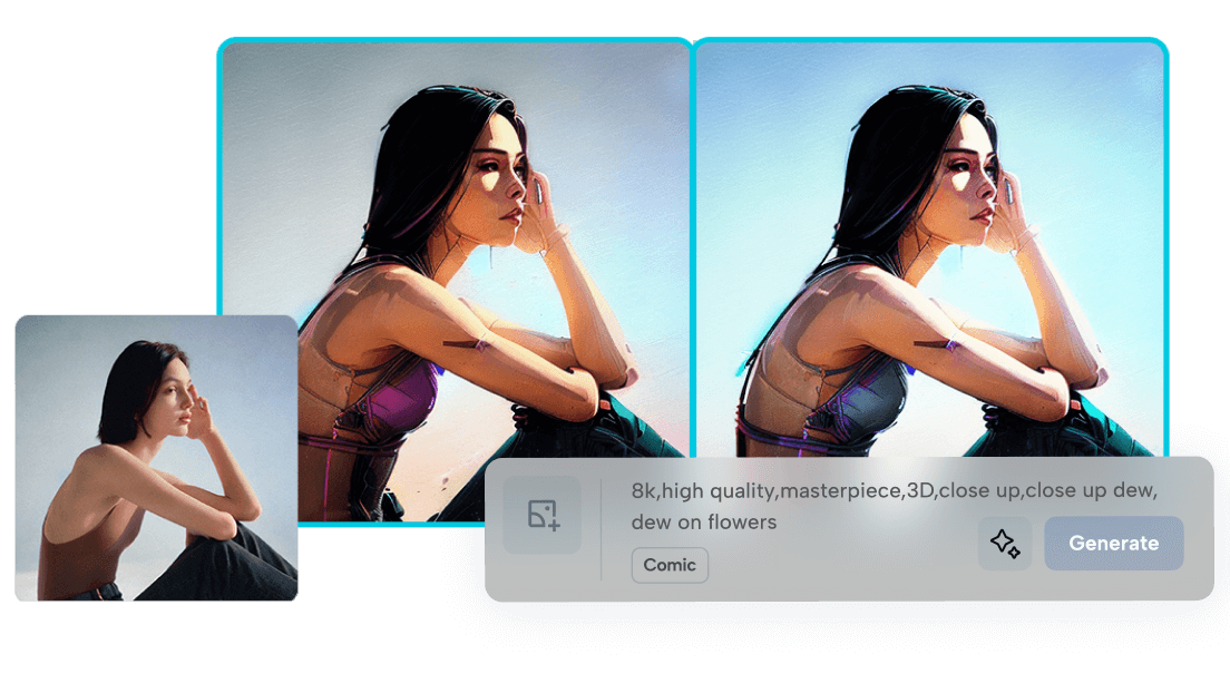 Convertissez automatiquement une image en une autre avec une invite texte