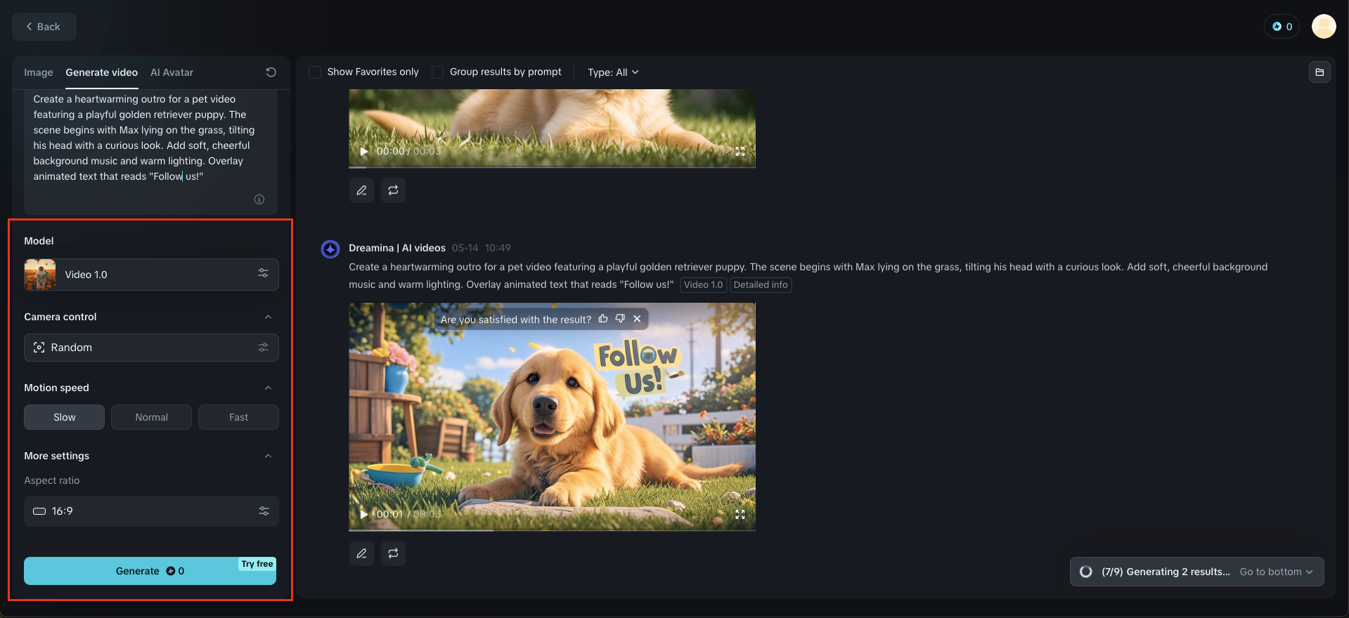 Trình tạo màn hình cuối youtube trực tuyến