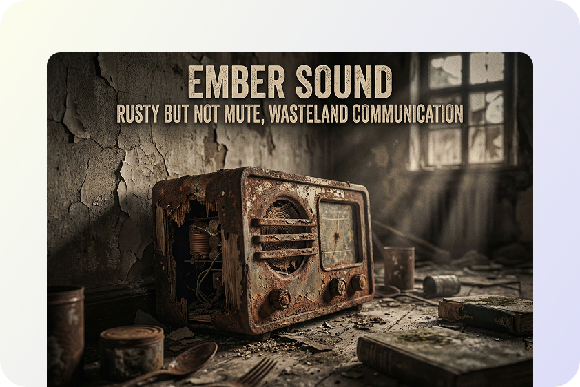 Dark gritty product photo