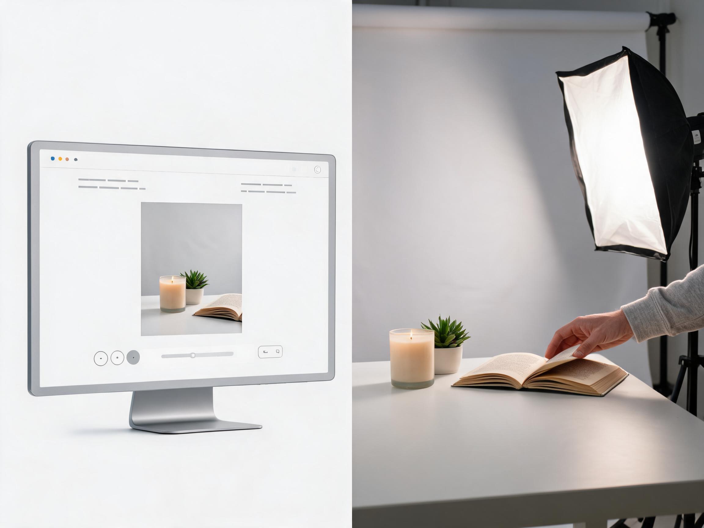 Qwen Image product studio scene