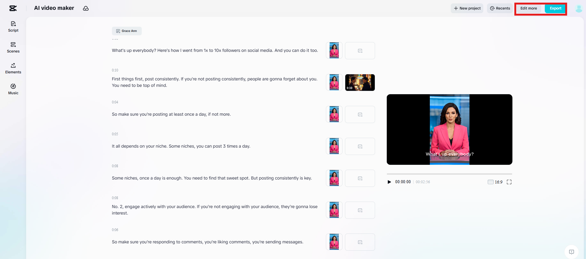 Edit more and download