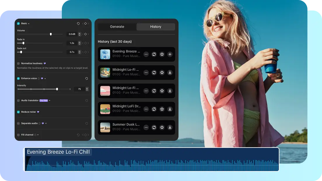 CapCut AI Music Generator
