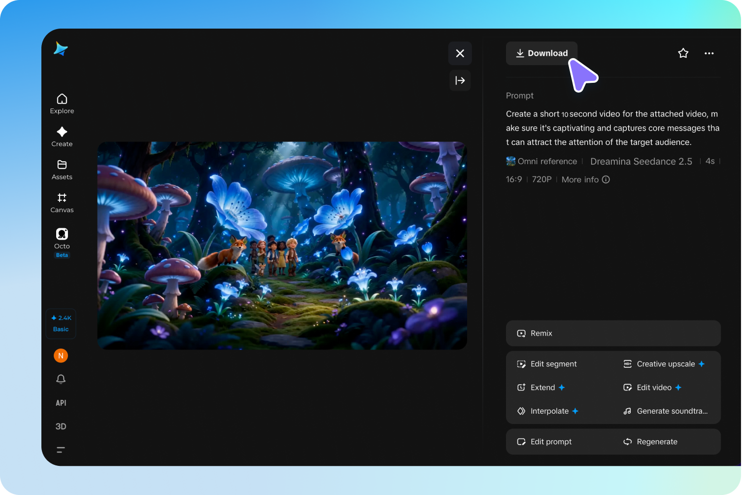 Download your exported viral short clips