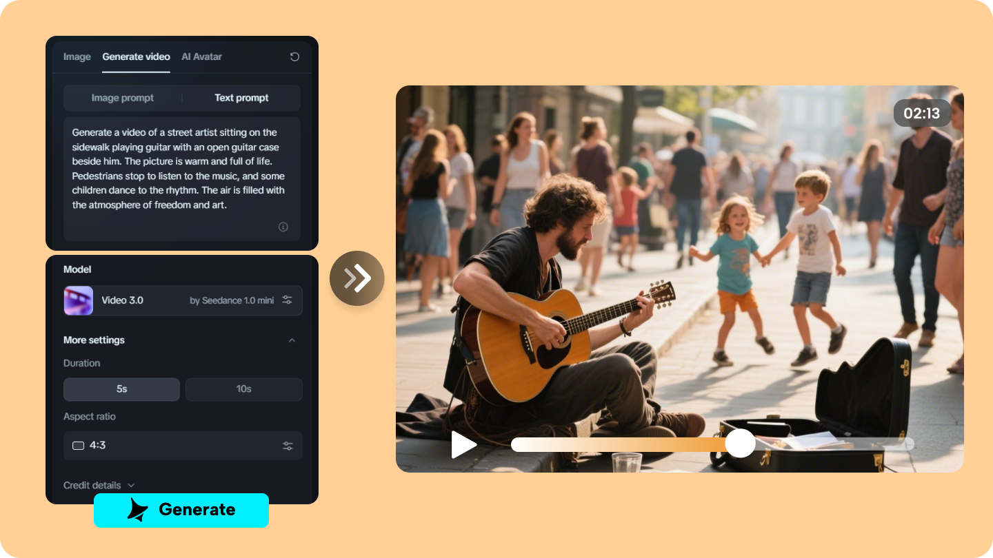 ai generate videos