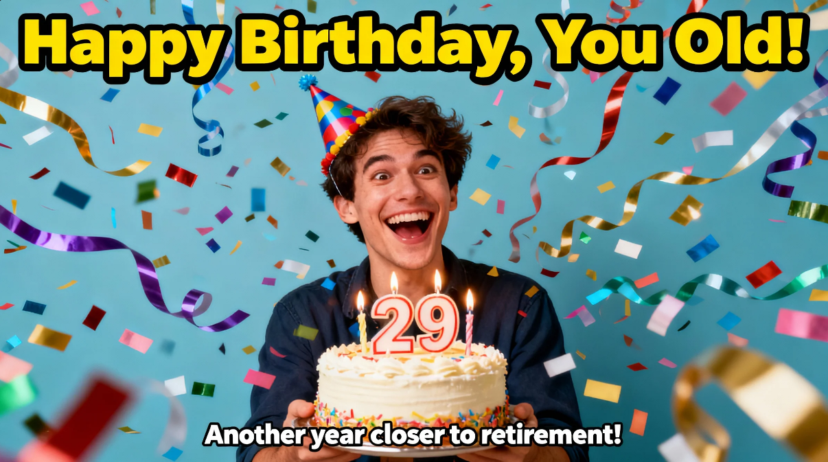 Funny meme-style video image