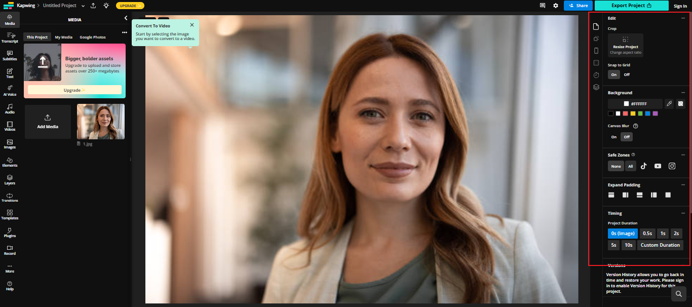 images to video online