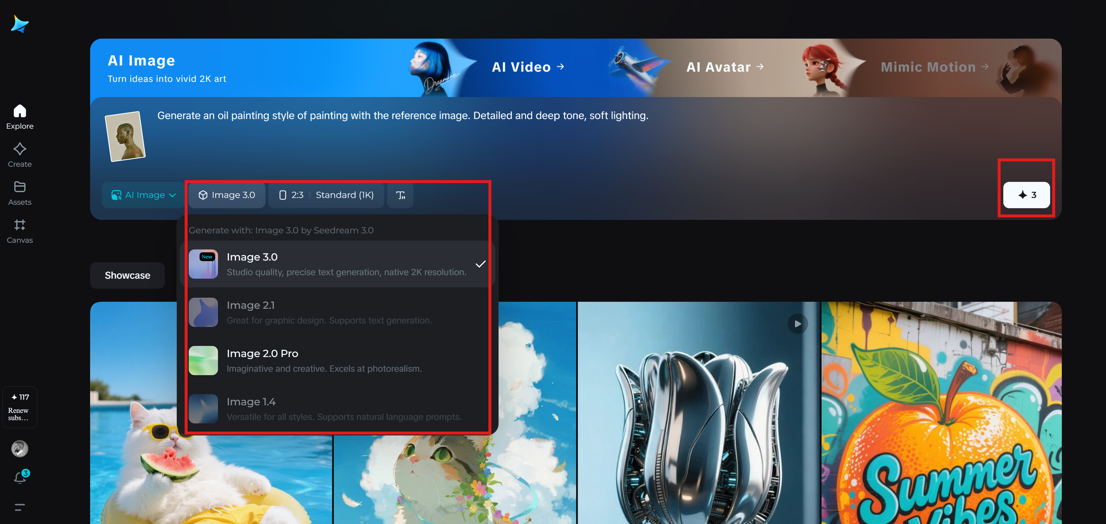 Turn photo into painting AI