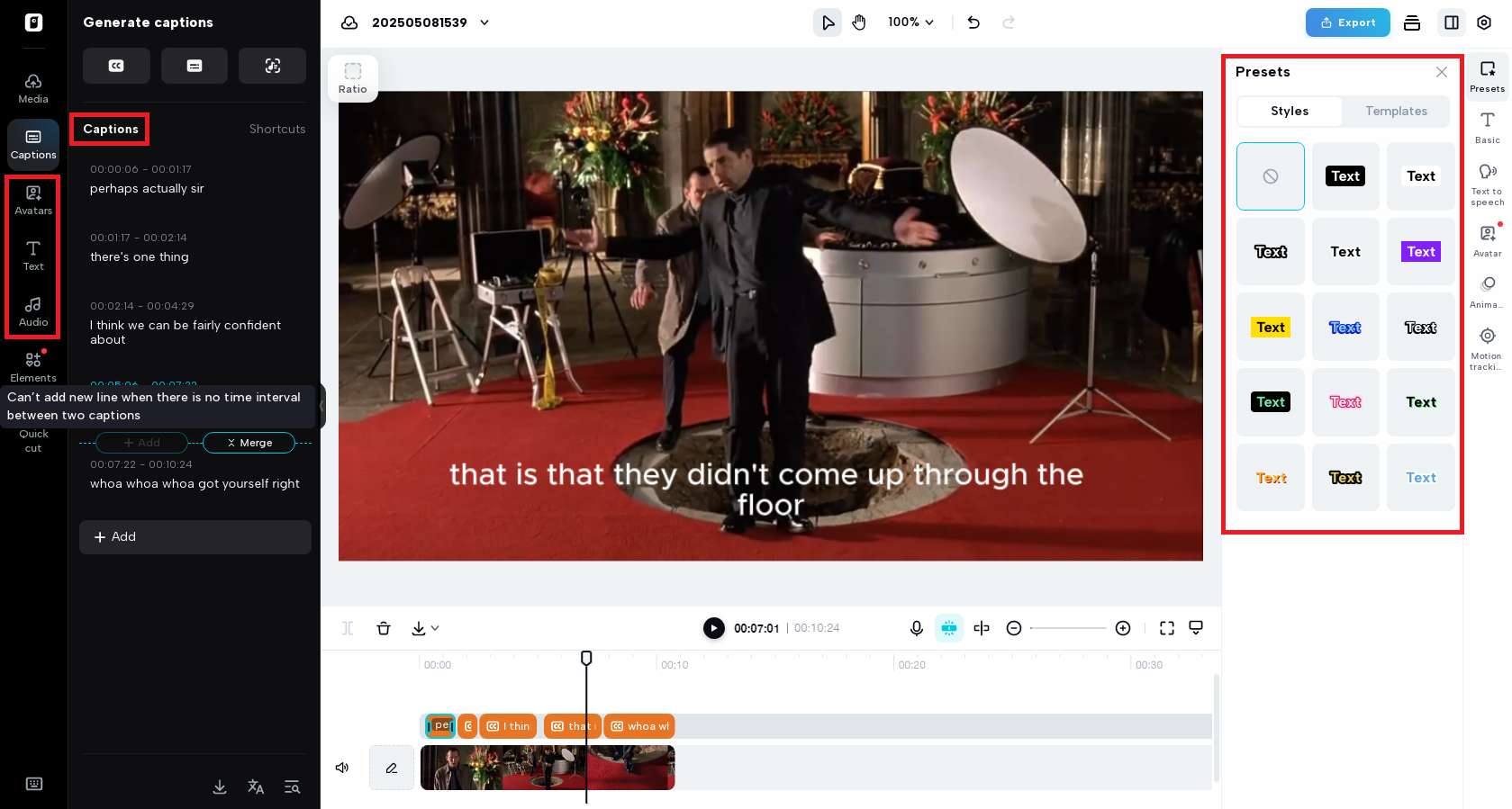 Perform your necessary edits