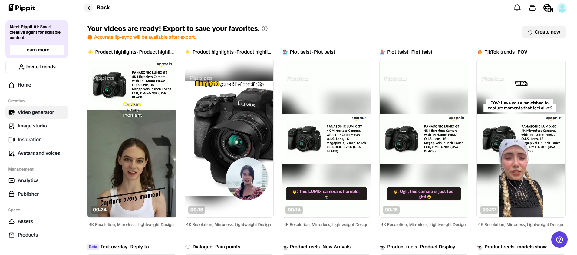 Conteúdo com tecnologia de IA