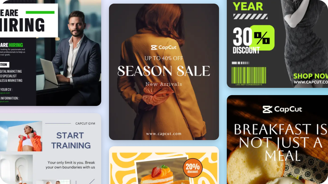 Modelli vari per ogni esigenza di poster per campagne