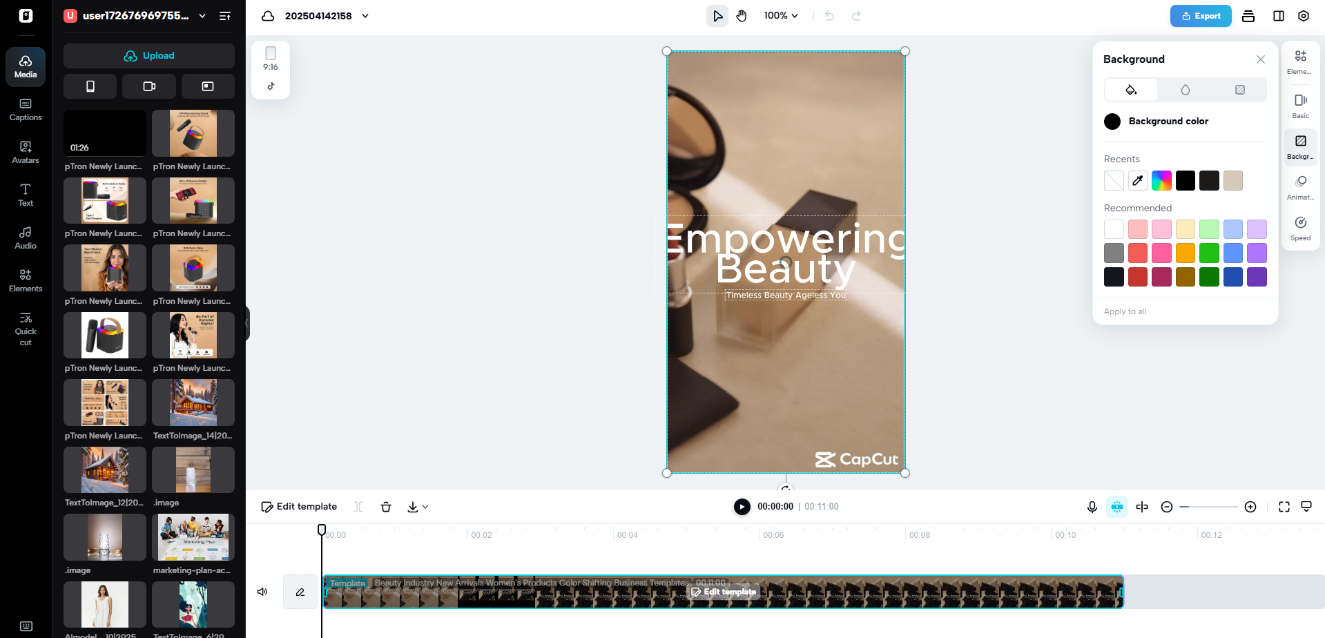 Advanced na pag-edit