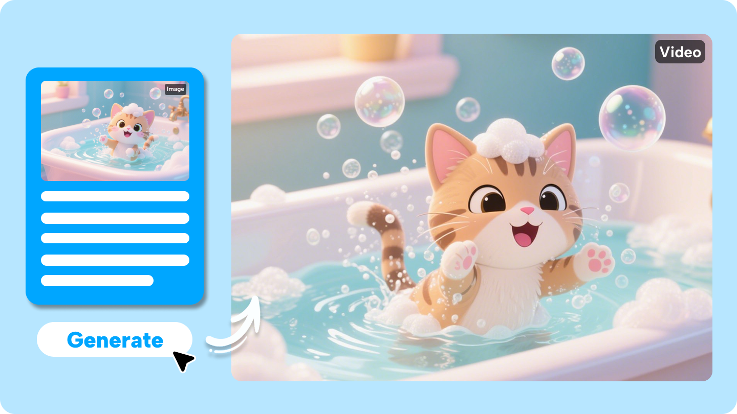 AI ฟรีสำหรับเปลี่ยนภาพเป็นภาพเคลื่อนไหว