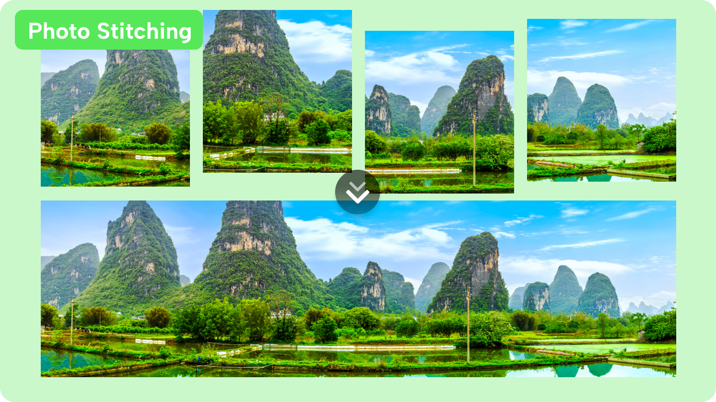 šití obrázků online