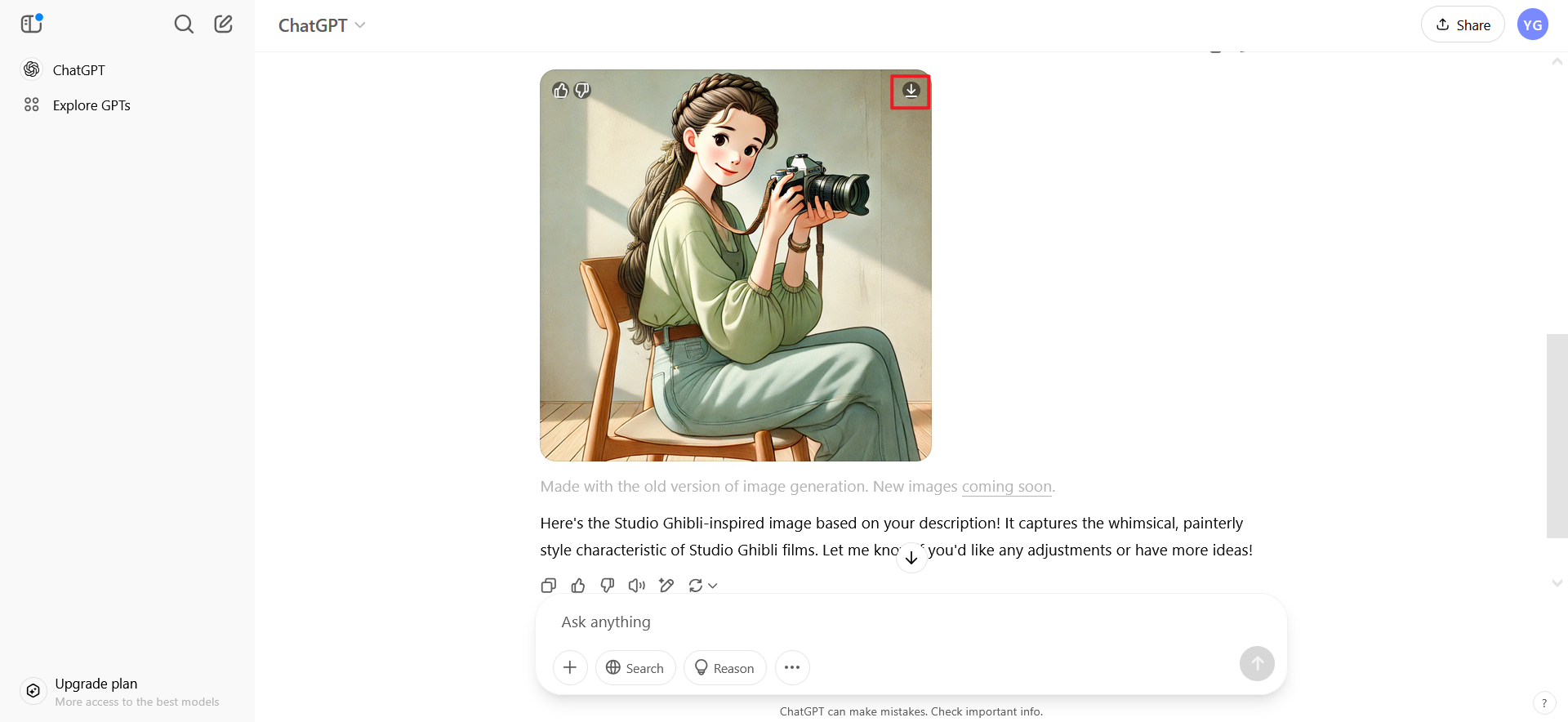 Baixe sua imagem personalizada