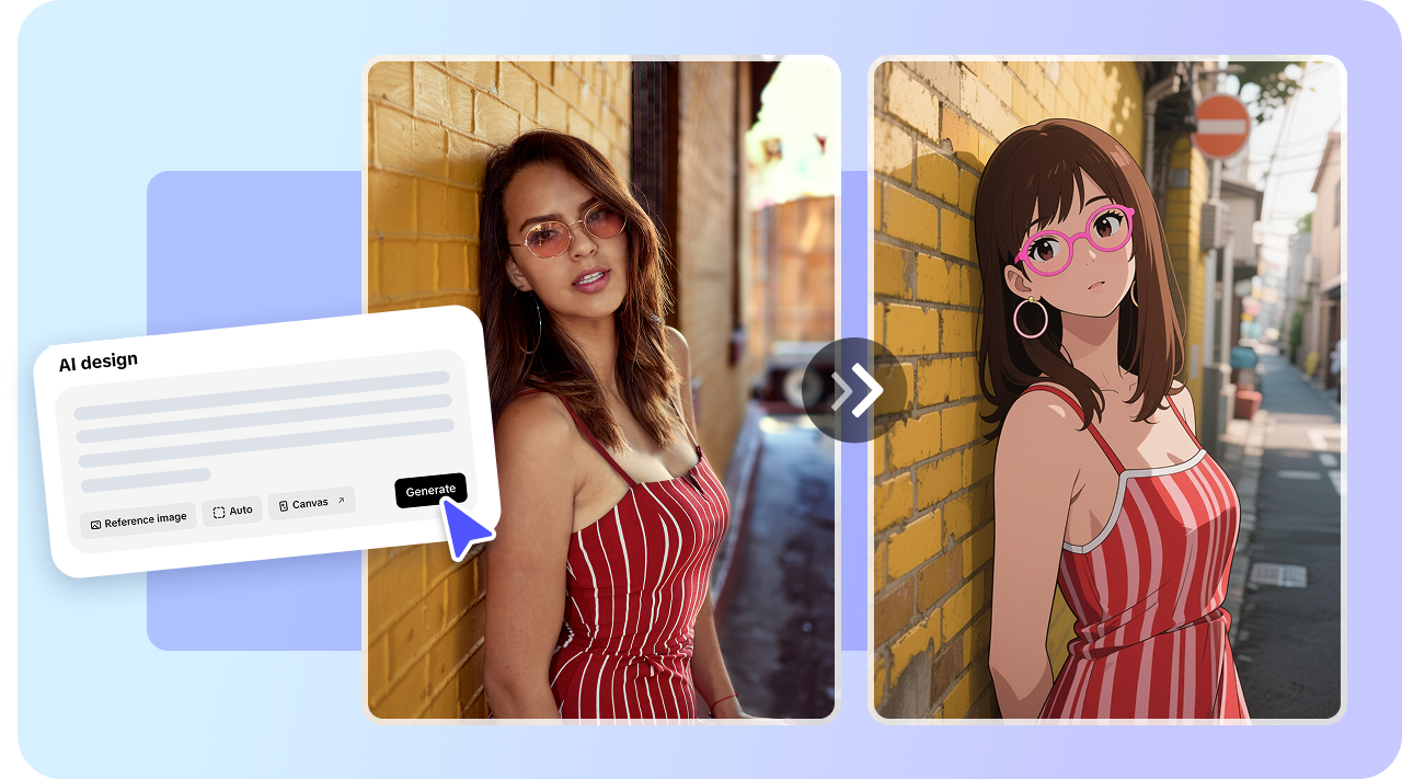 Transform selfie to anime instantly