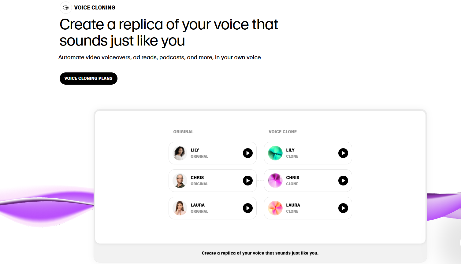 ElevenLabs AI voice coloning
