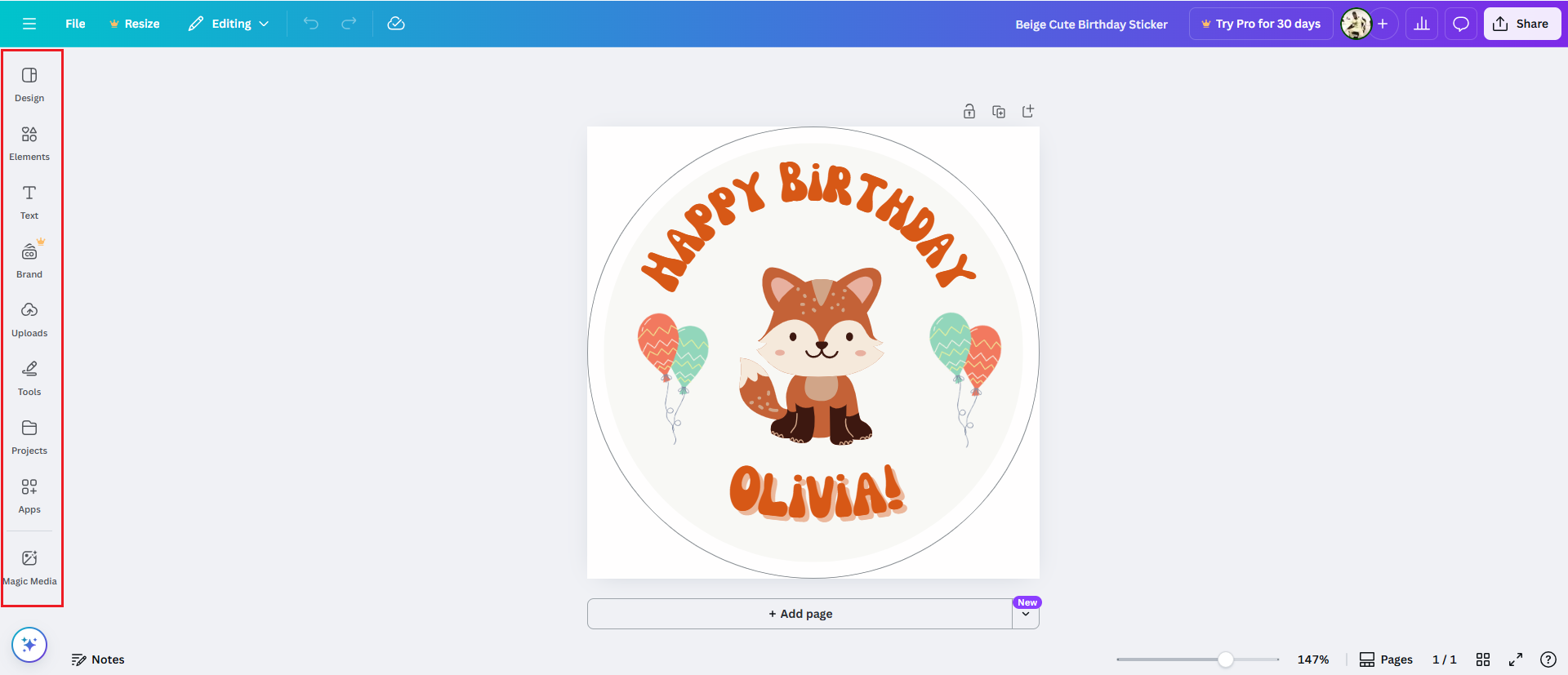 WhatsApp happy birthday sticker