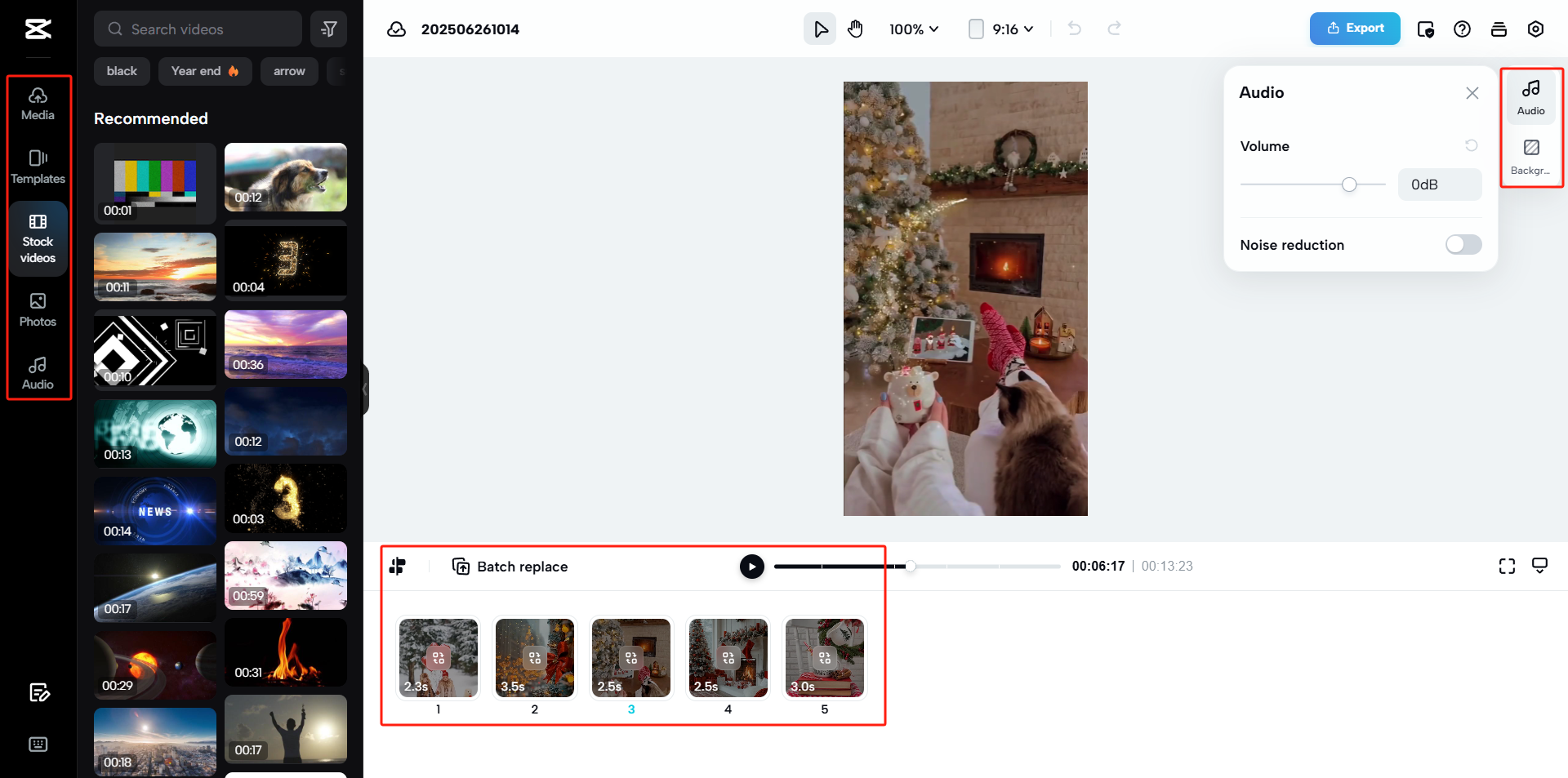 Customize your holiday ad