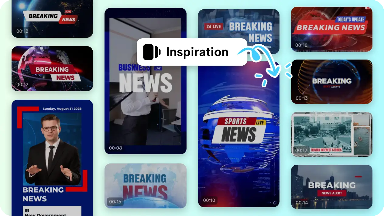 Breaking news intro templates for a quick start