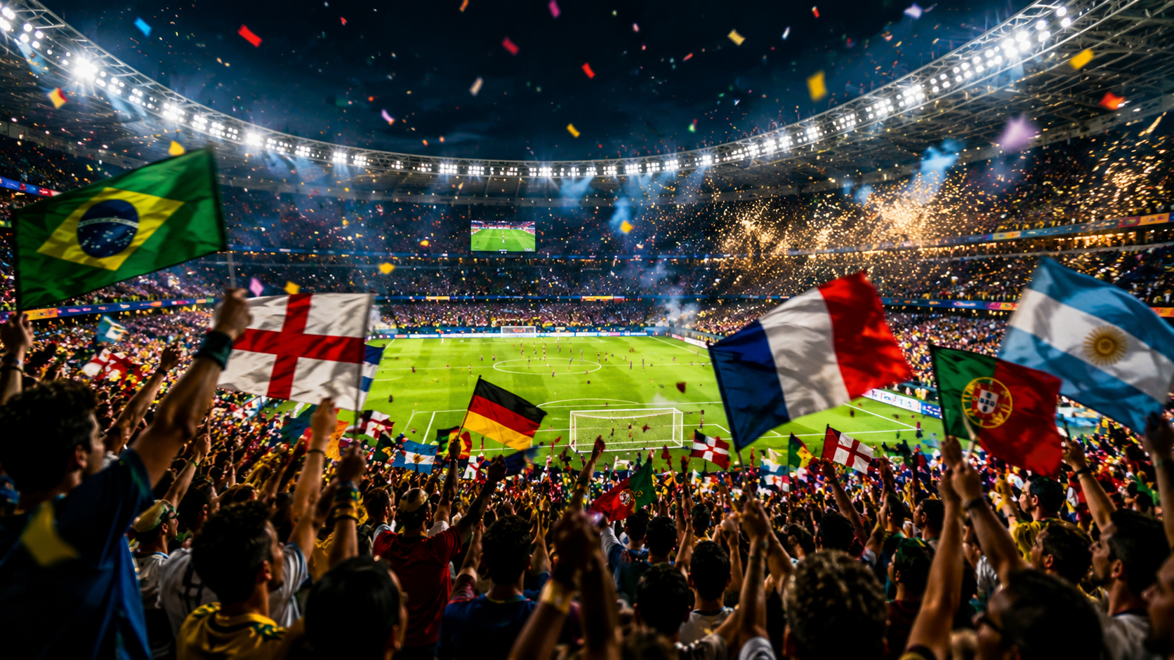 World Cup football hype