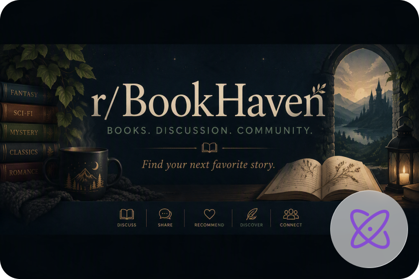 Design a subReddit community banner