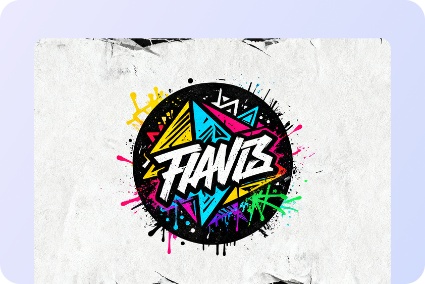 การออกแบบโลโก้รูปวงกลมสำหรับบัตร เว็บไซต์ และการสร้างแบรนด์ใหม่