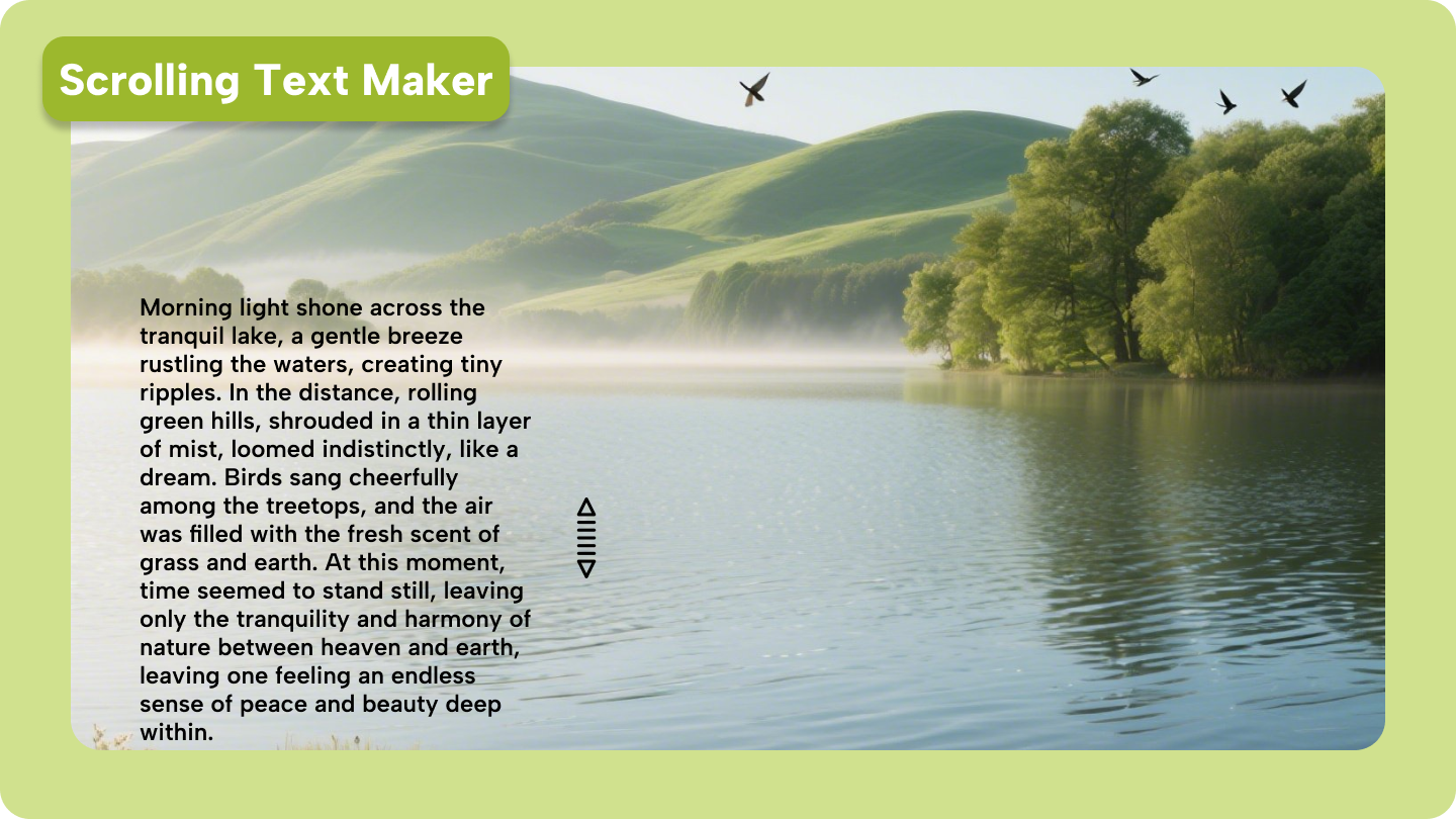 scrolling text maker