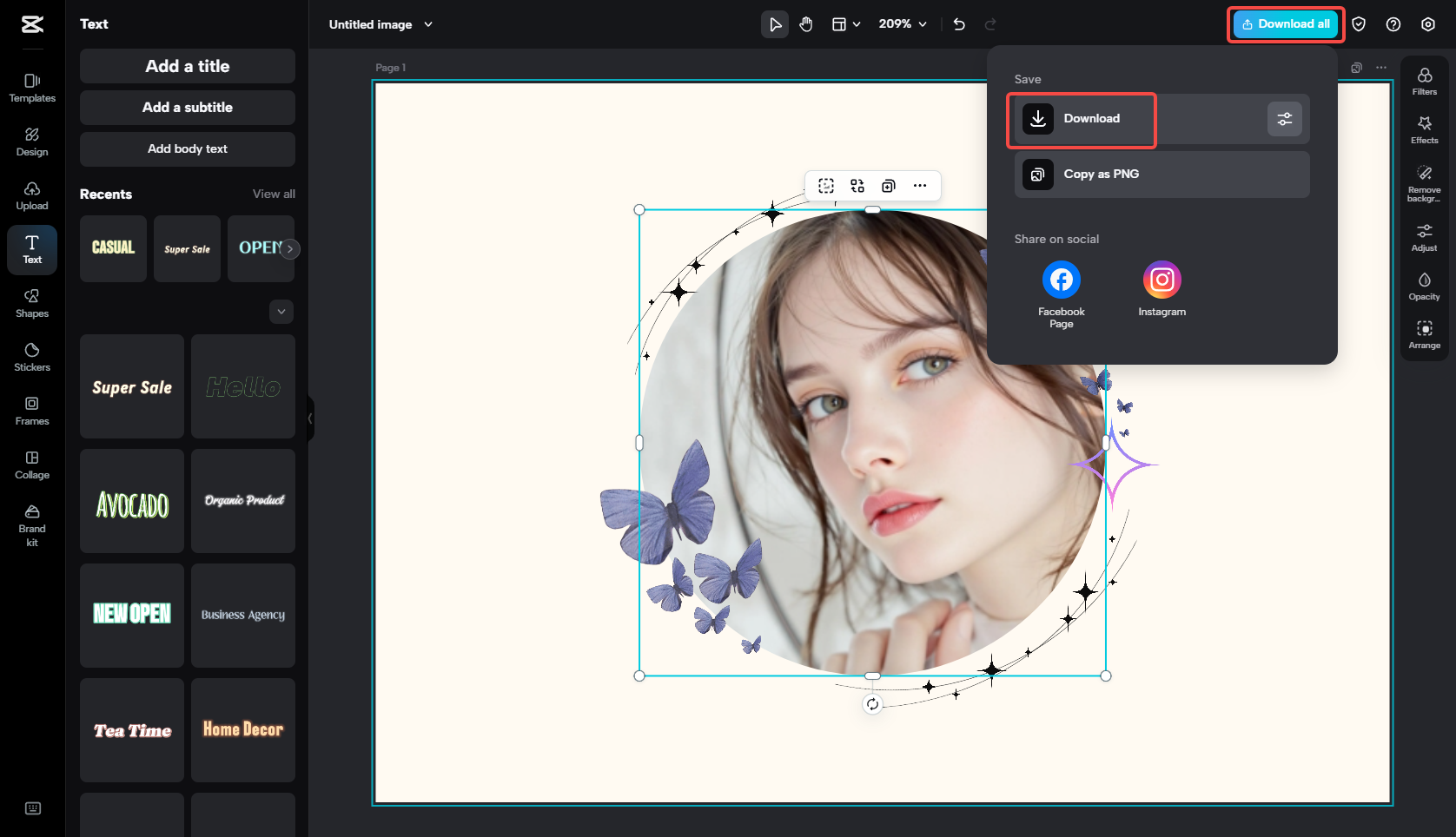 Profil resminizi indirin