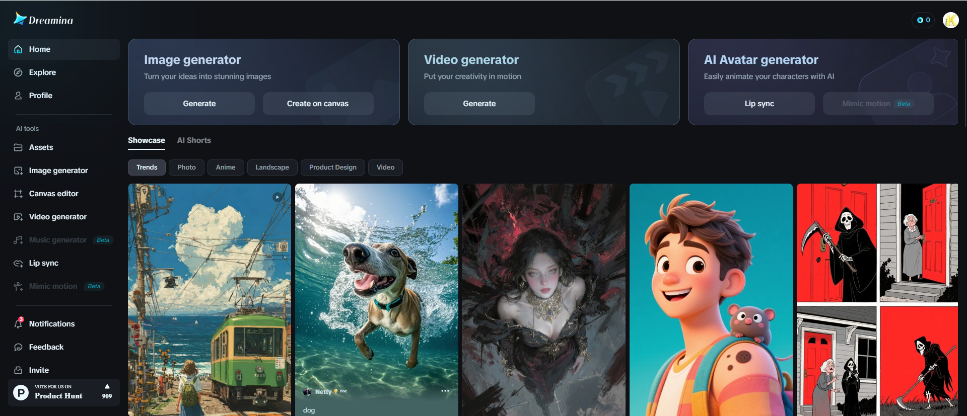 Invideo các lựa chọn thay thế AI