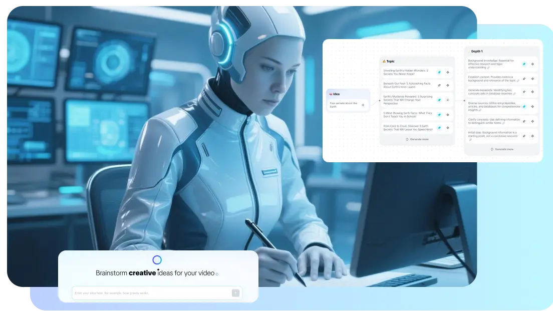 AI talking avatar video