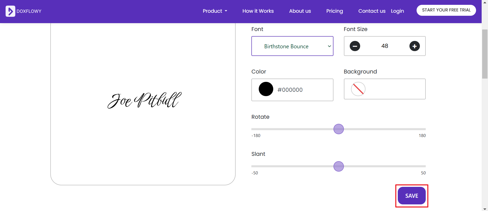 create fake signature