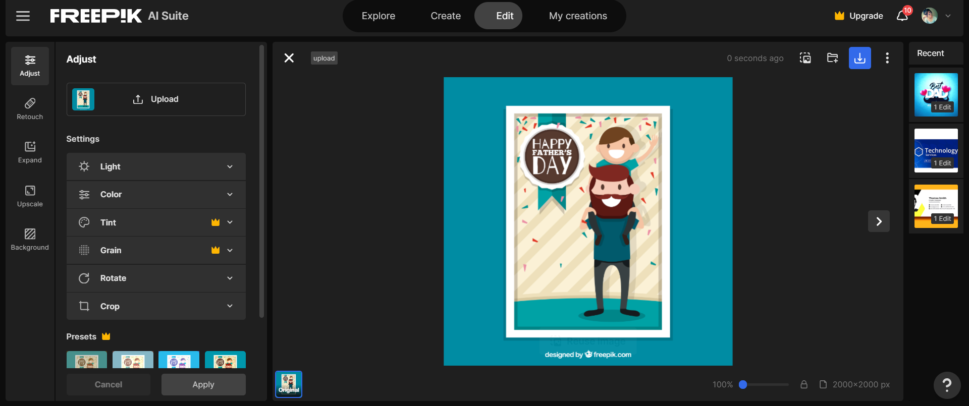 Designul cardului de ziua de naștere cu FreePik