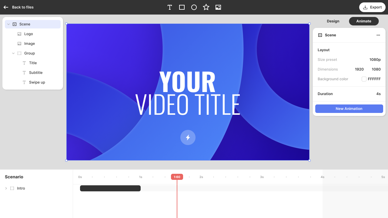 Jitter - the text animation creator free