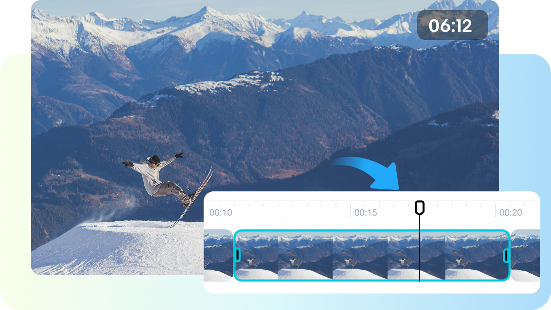 AI-powered frame rate enhancement for smooth motion