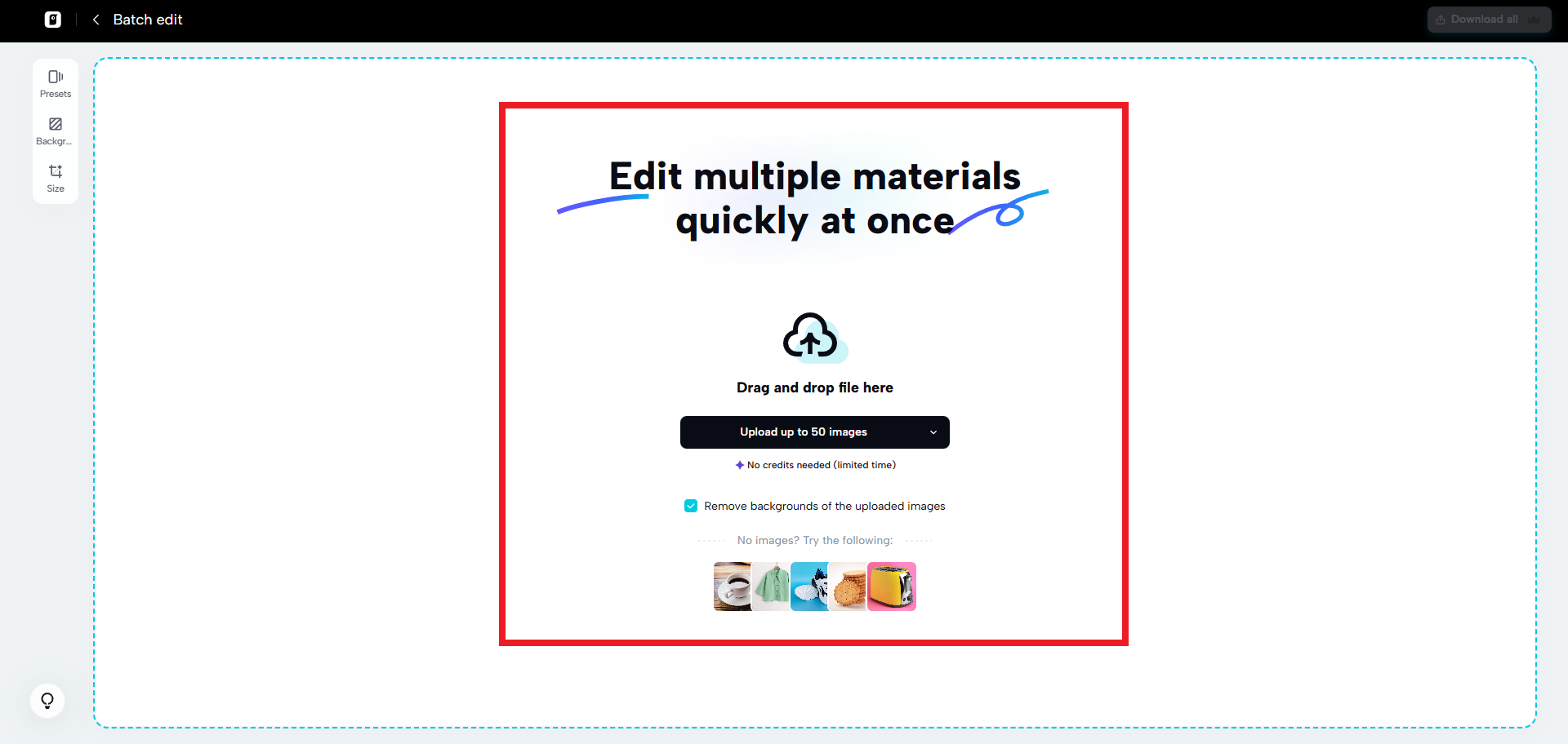 Bulk image optimization