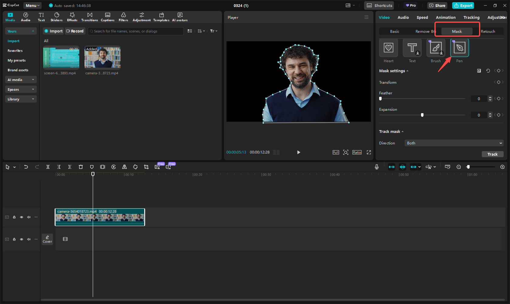 Delete the video background