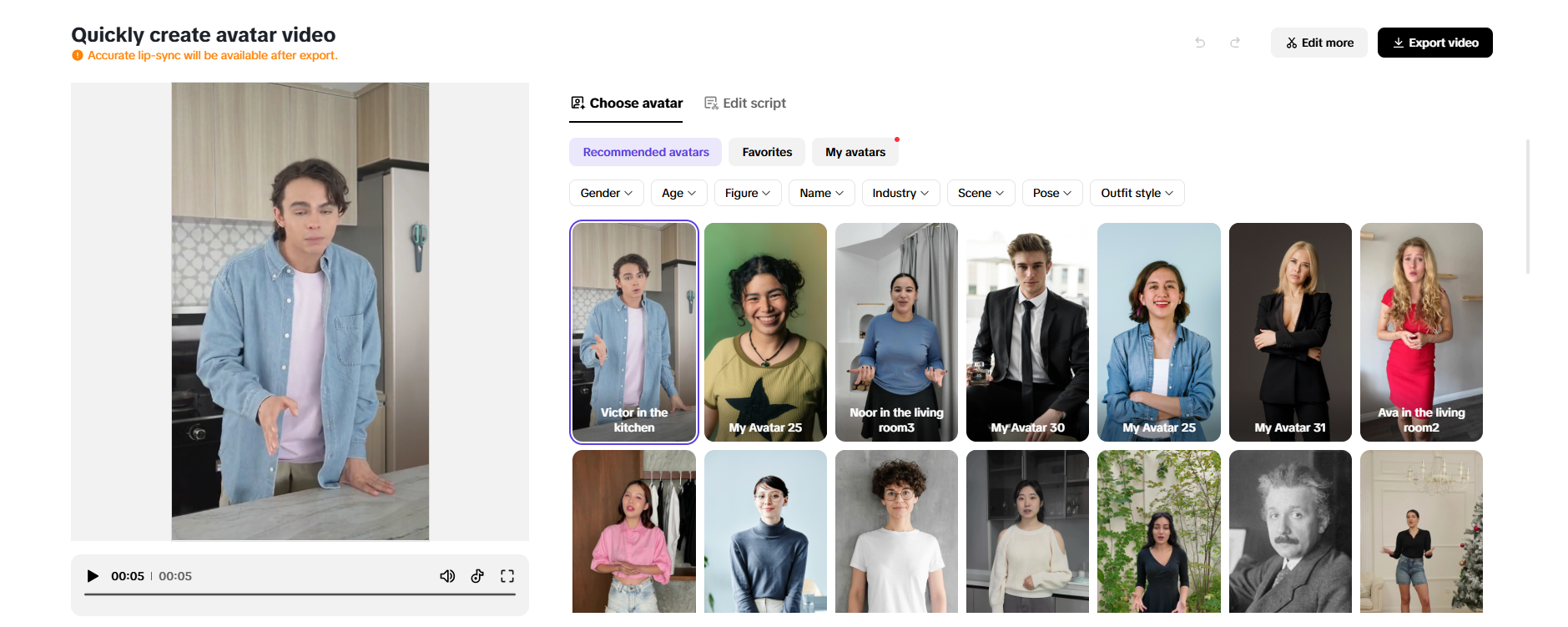 Crie avatares com aparência humana