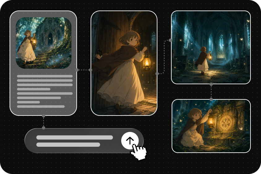 Storyboard către secvențe video