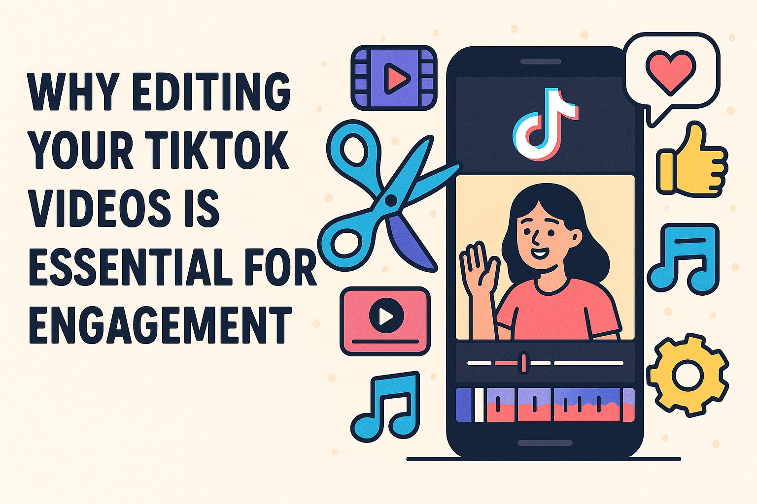 editing TikTok videos for engagement