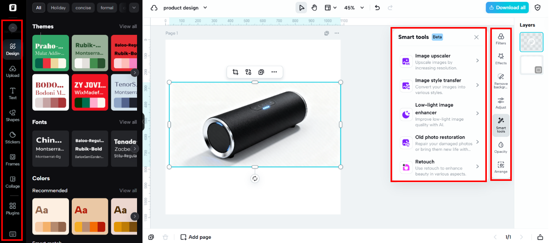 Personalize image with AI