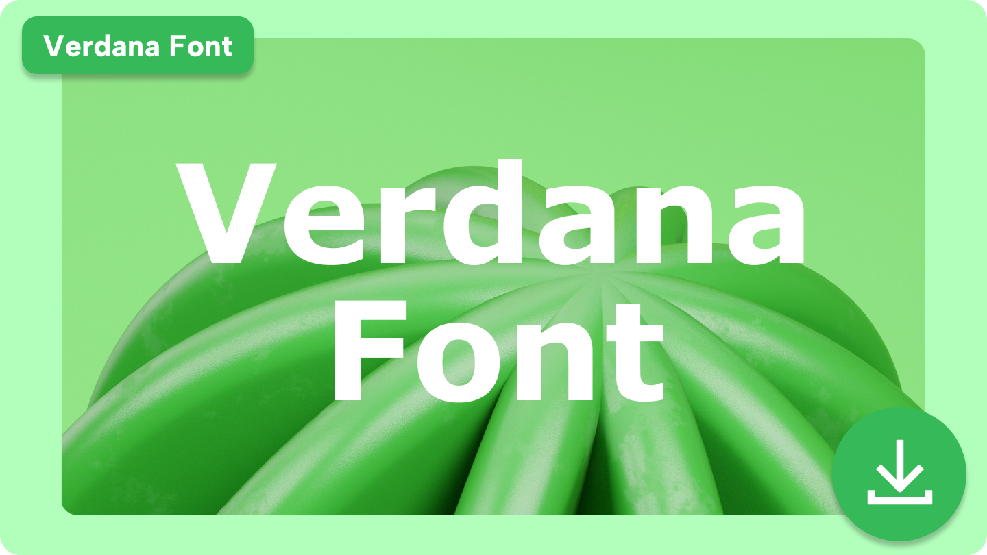 verdana font
